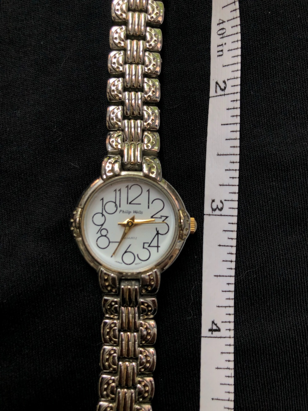 Vintage Philip Wells Two Toned Silver and Gold Watch - Picture 3 of 8